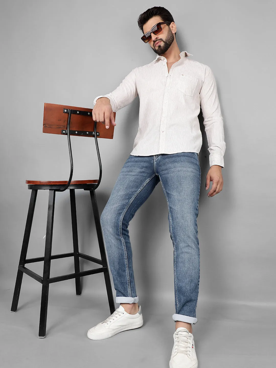COBB Blue Narrow Fit Premium Jeans