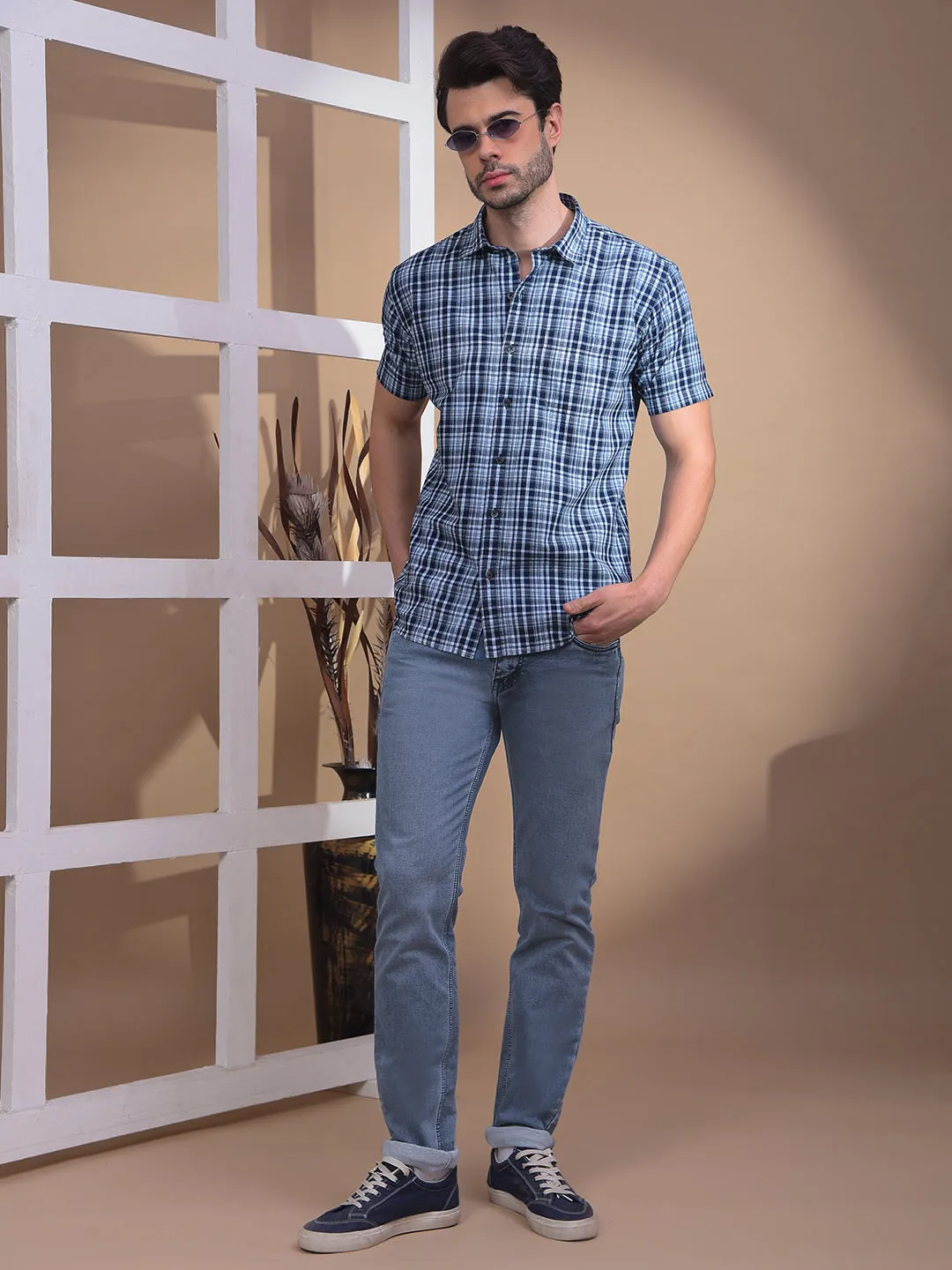 COBB MEDIUM BLUE NARROW-FIT PREMIUM JEANS