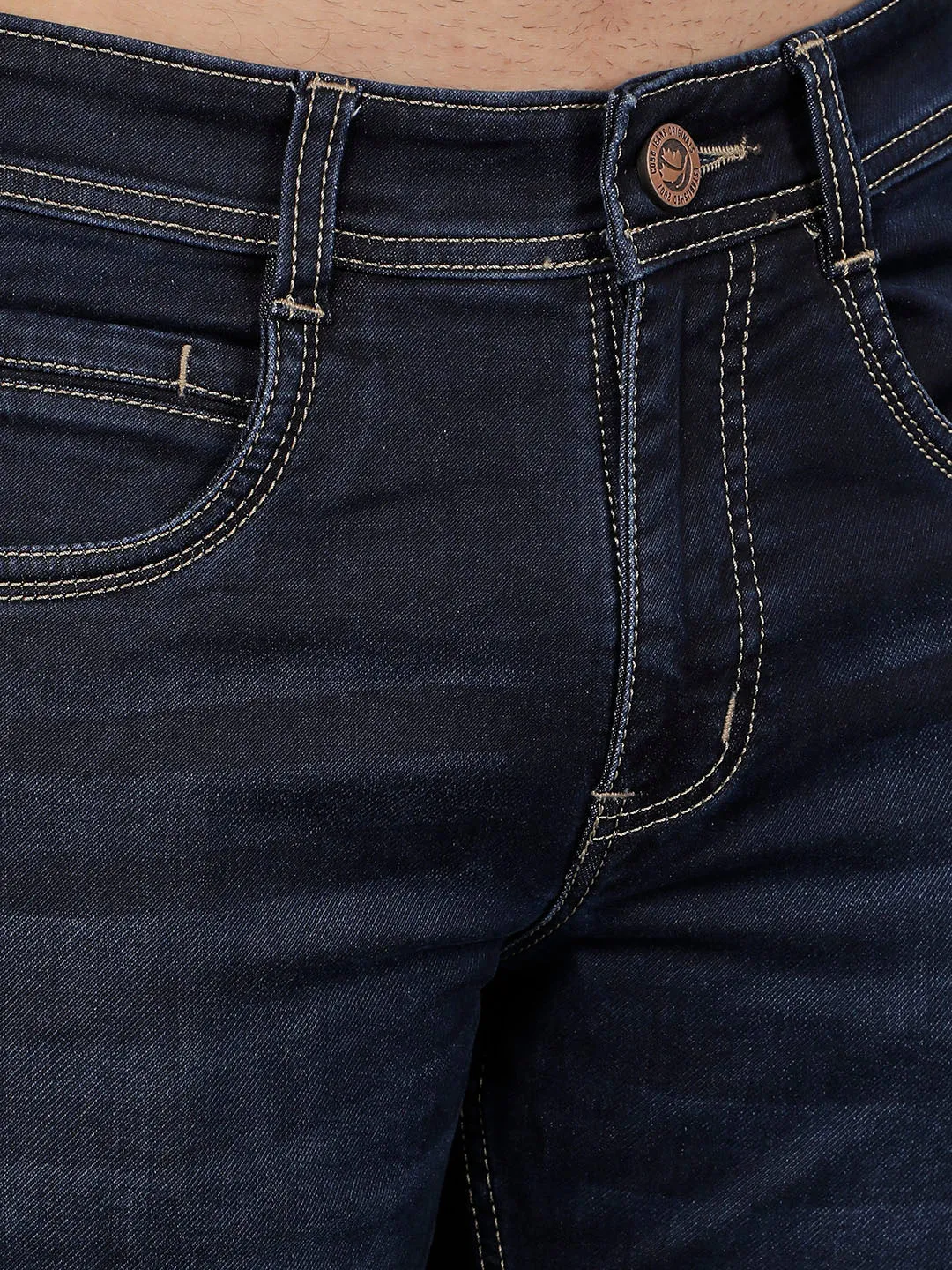 COBB Mens Navy Blue Jeans