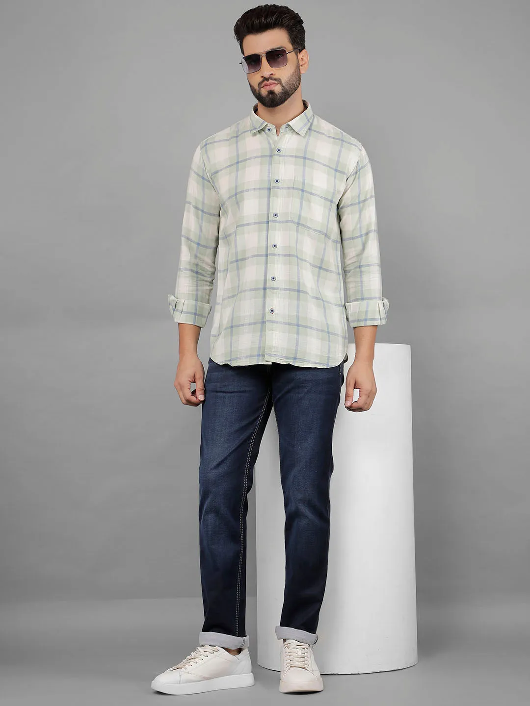 COBB Mens Navy Blue Jeans