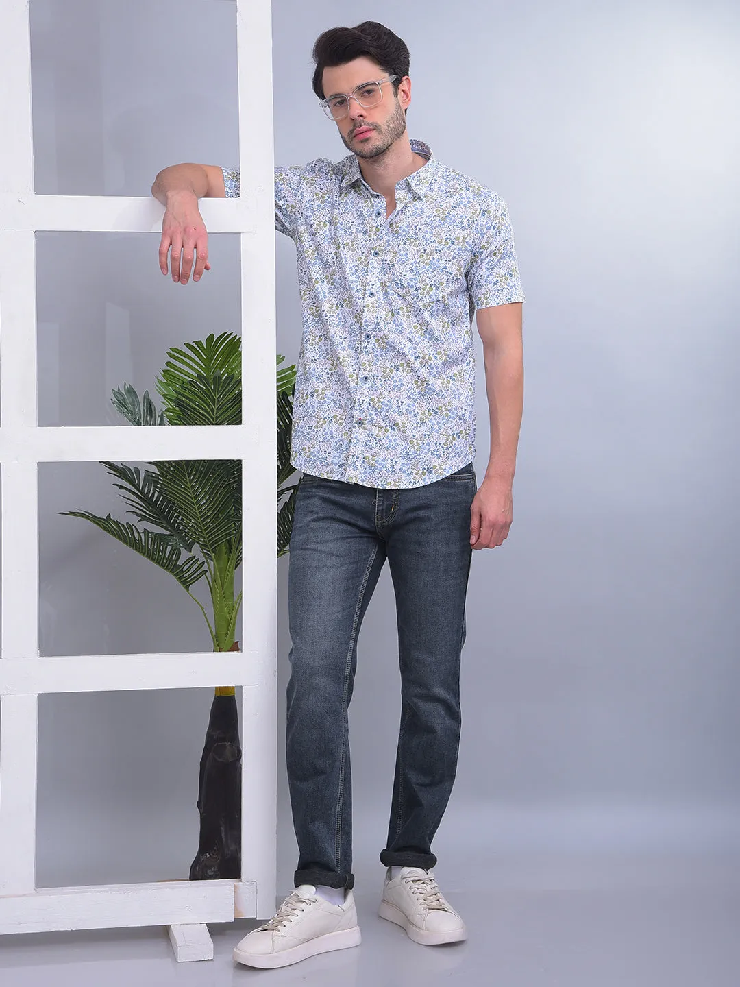 COBB NAVY NARROW-FIT PREMIUM JEANS
