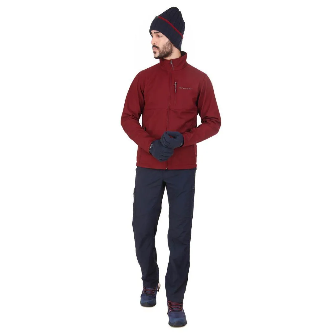 Columbia Men Maroon Ascender Soft Shell Jacket