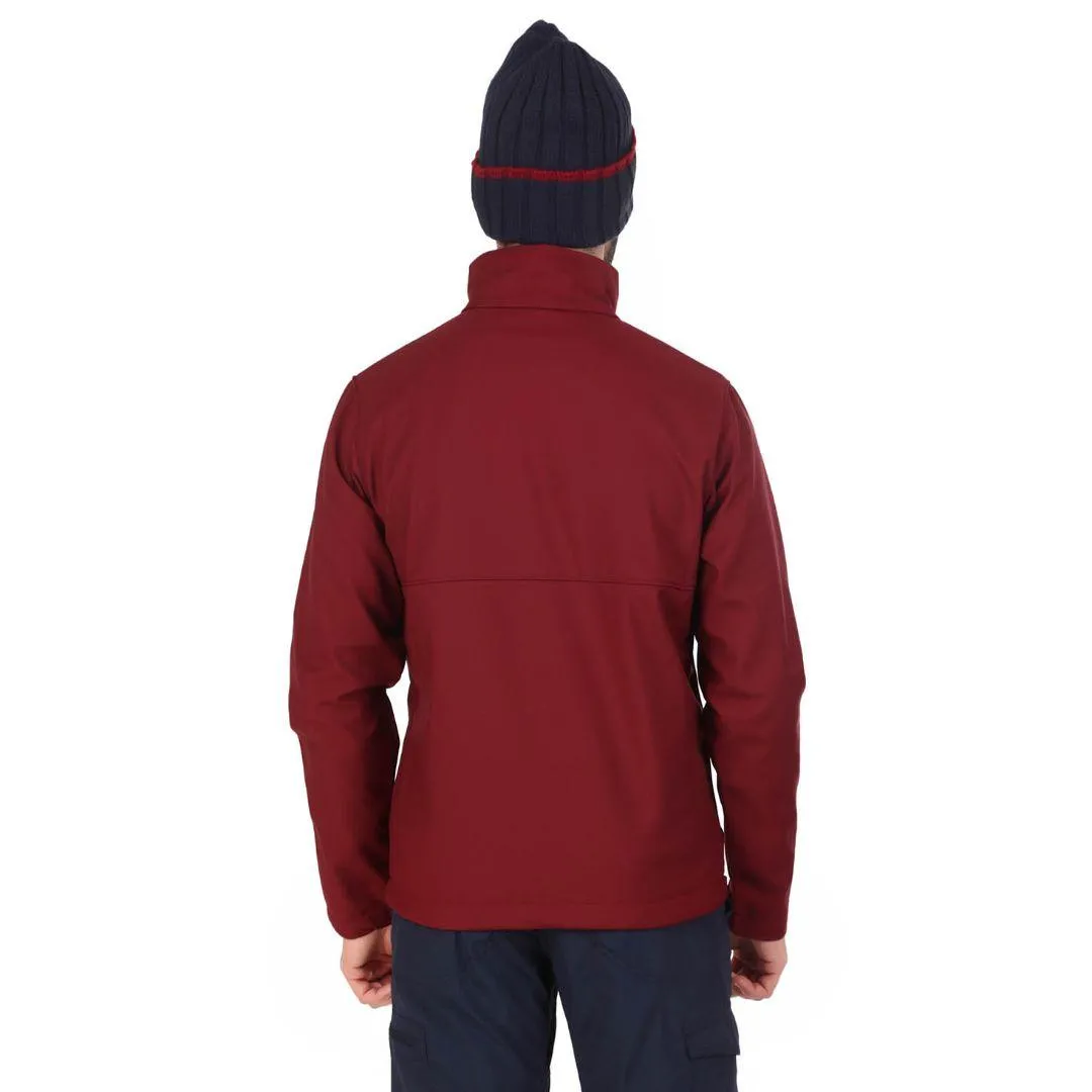 Columbia Men Maroon Ascender Soft Shell Jacket