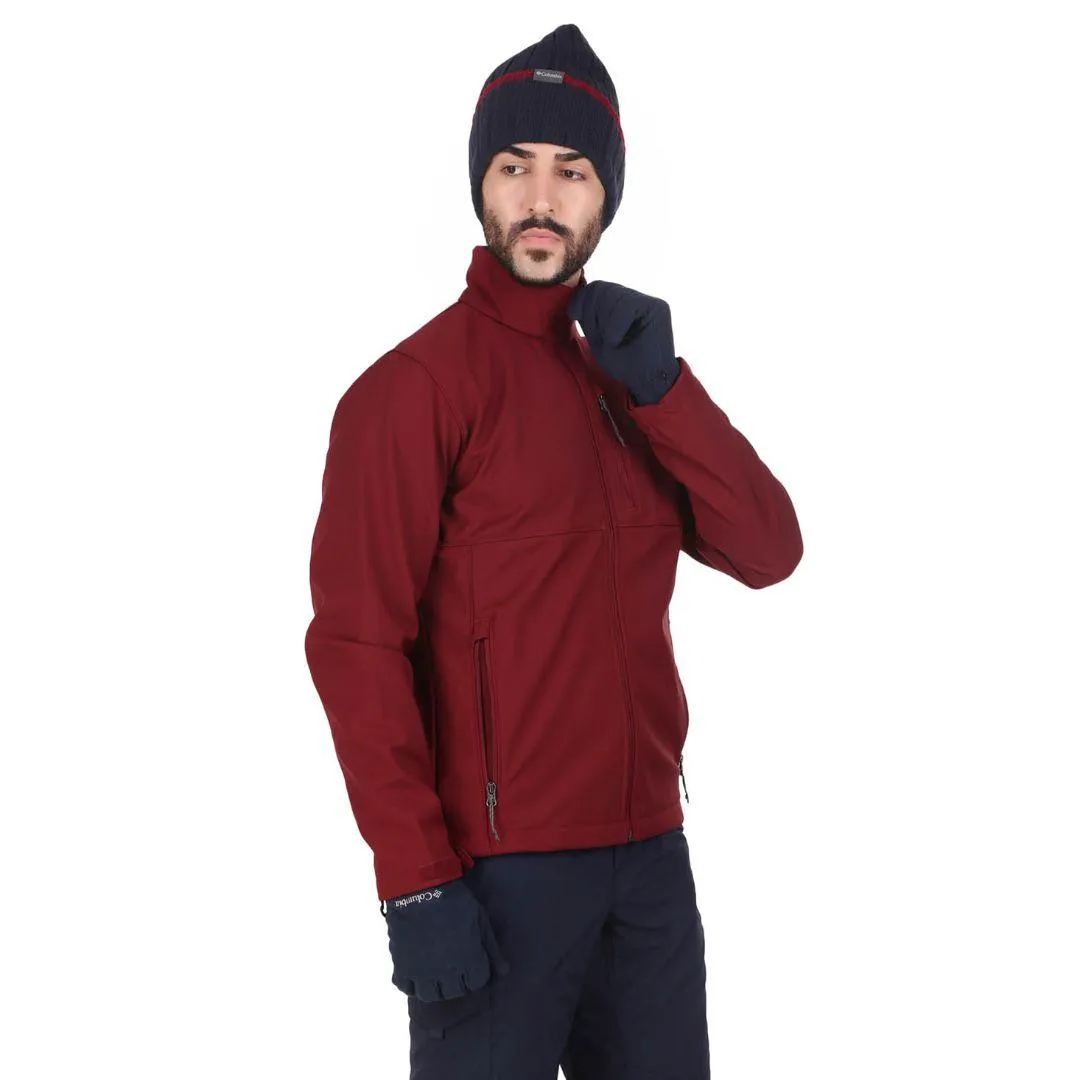 Columbia Men Maroon Ascender Soft Shell Jacket