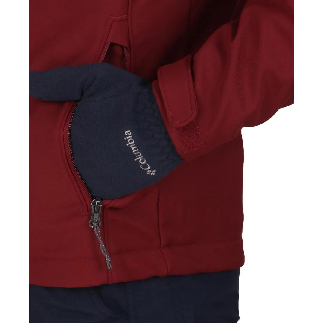 Columbia Men Maroon Ascender Soft Shell Jacket