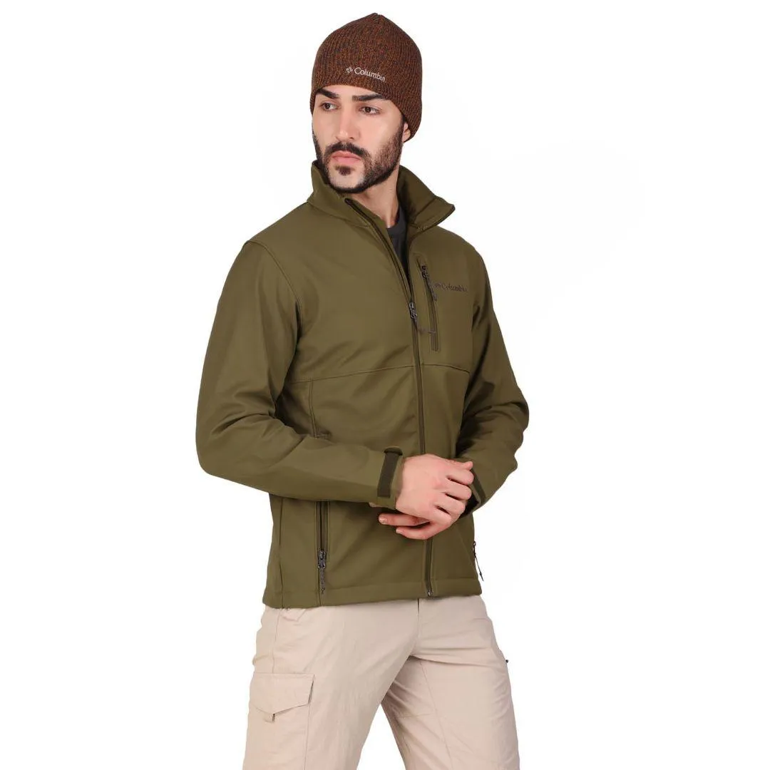 Columbia Men Olive Ascender Soft Shell Jacket