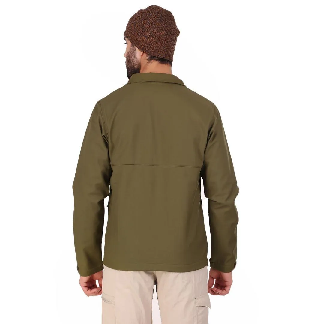 Columbia Men Olive Ascender Soft Shell Jacket