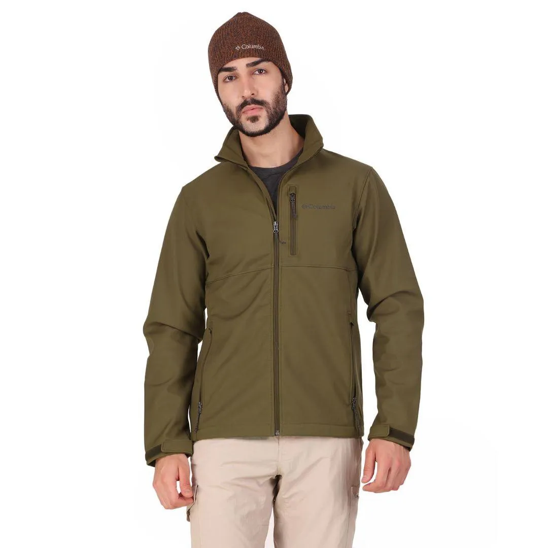 Columbia Men Olive Ascender Soft Shell Jacket