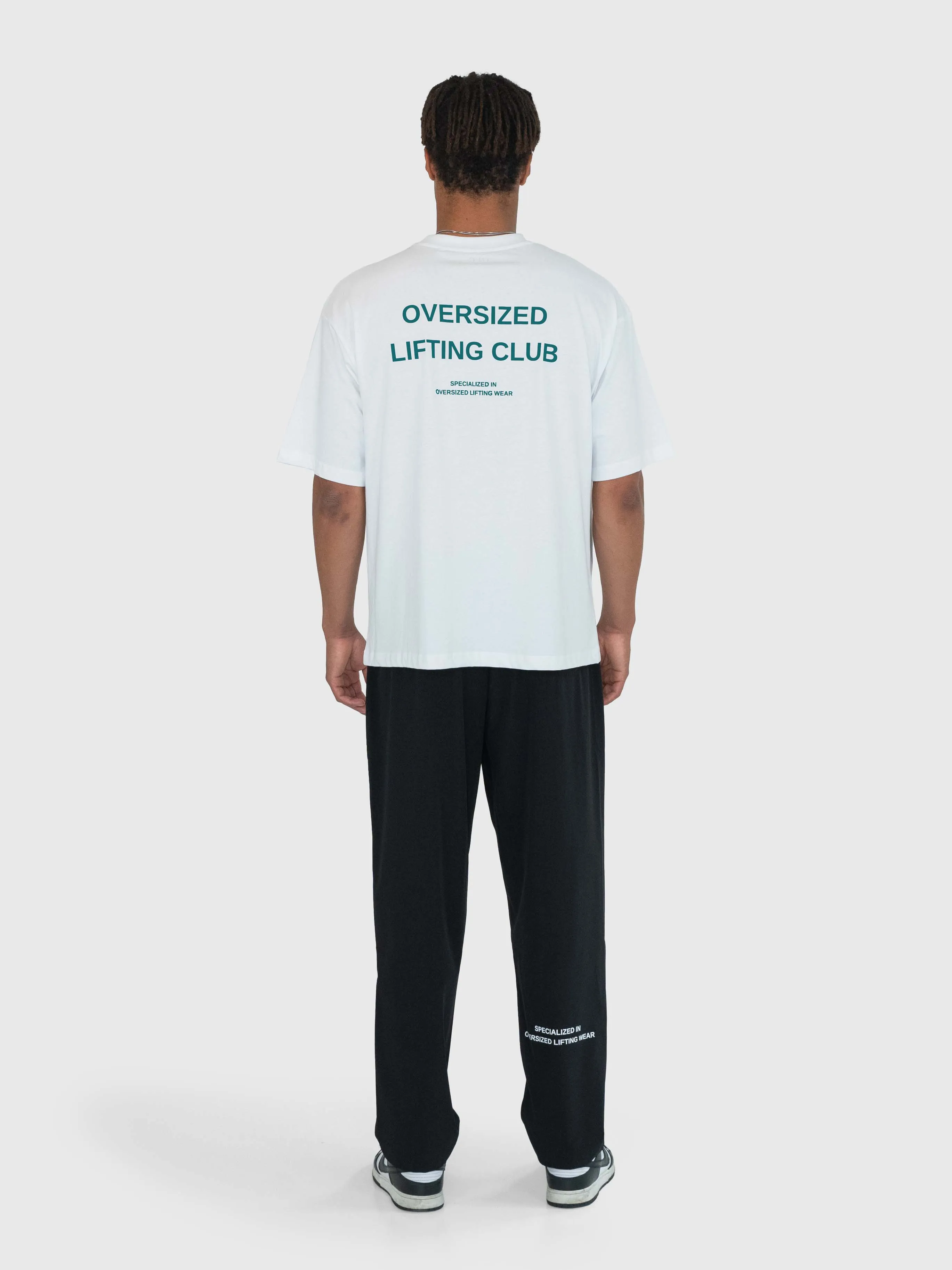 Confidence Box Tee - White/Petroleum Blue