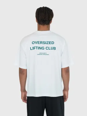 Confidence Box Tee - White/Petroleum Blue