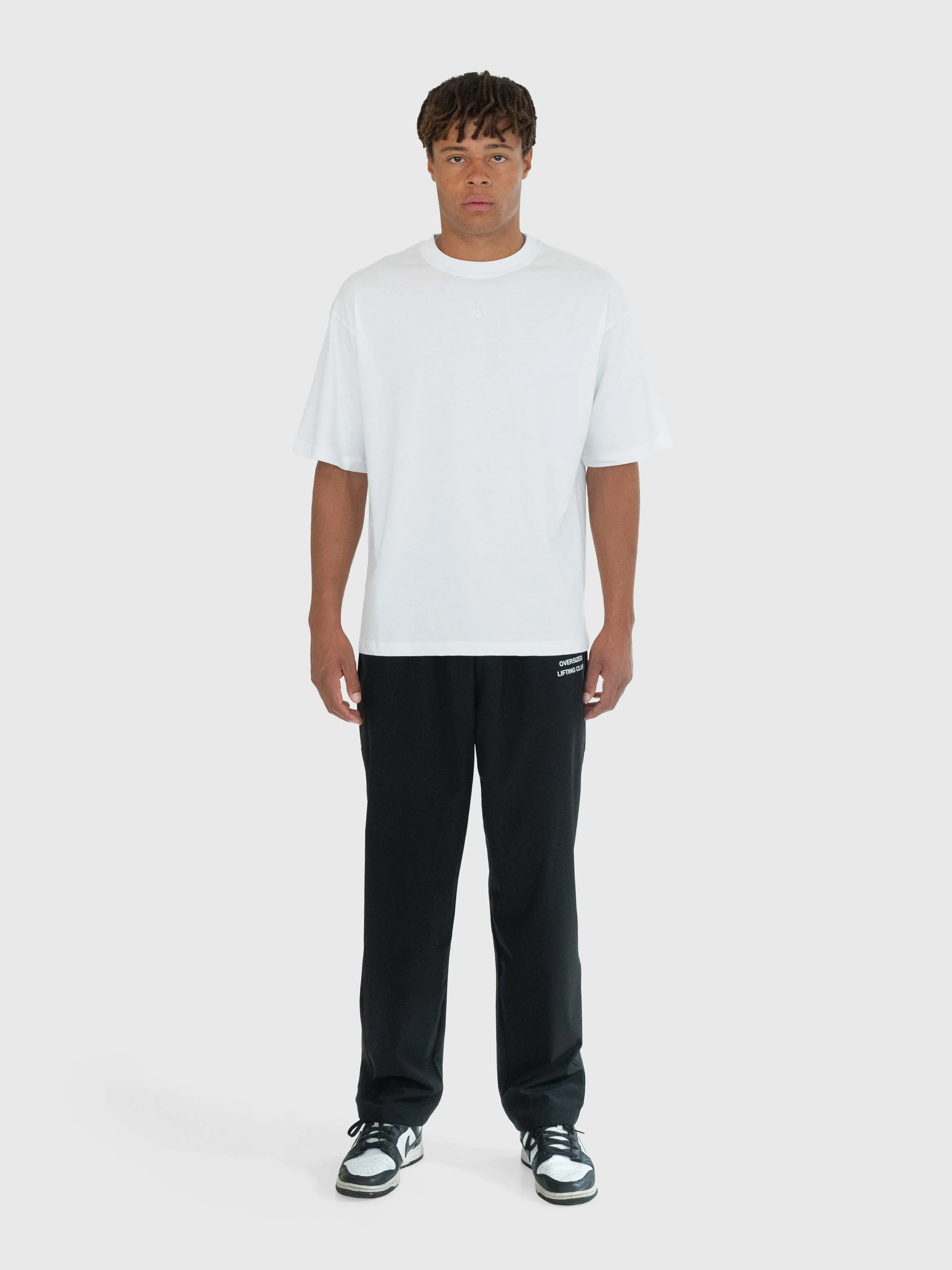 Confidence Box Tee - White/Petroleum Blue