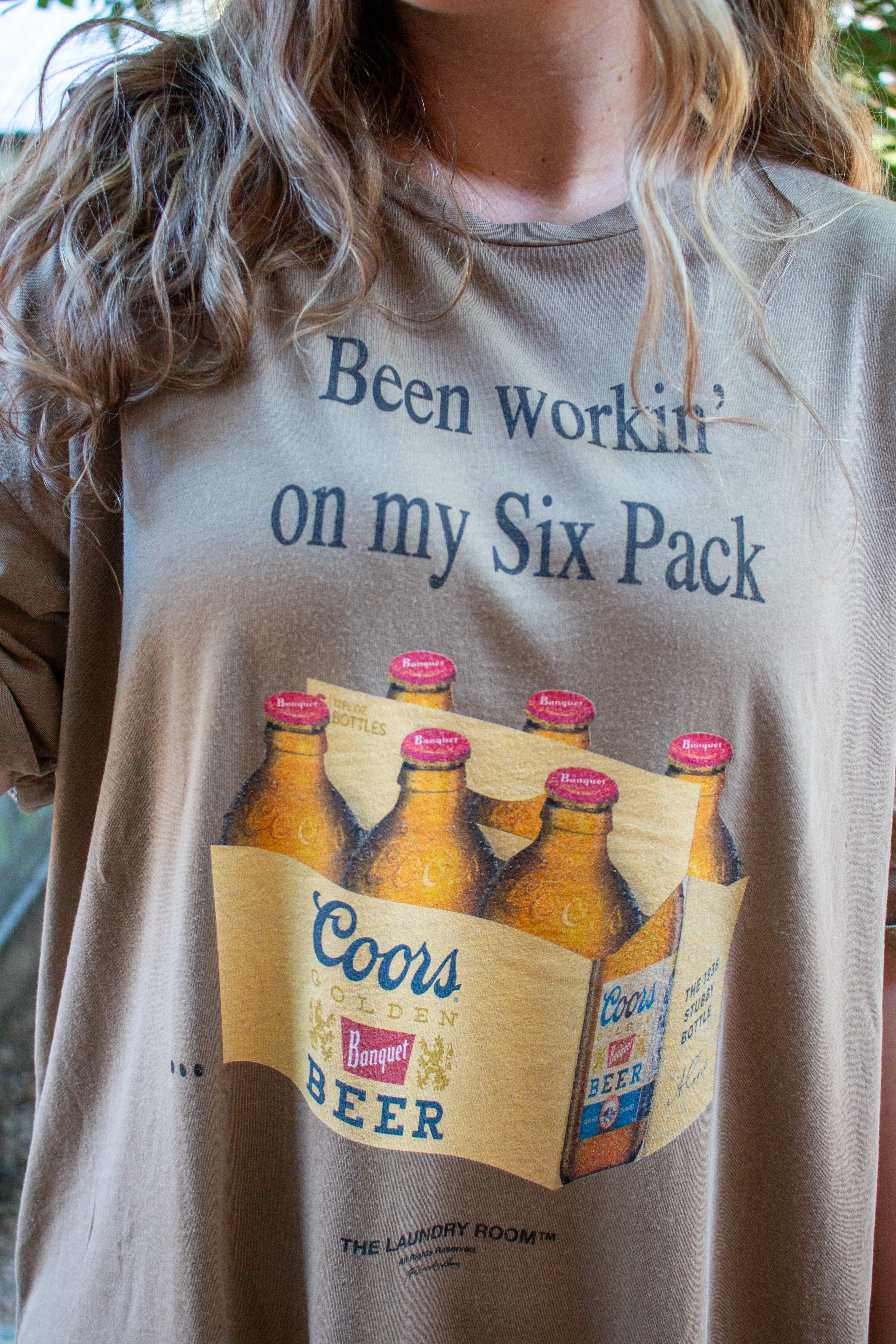 COORS WORKIN' ON MY SIX PACK TEE
