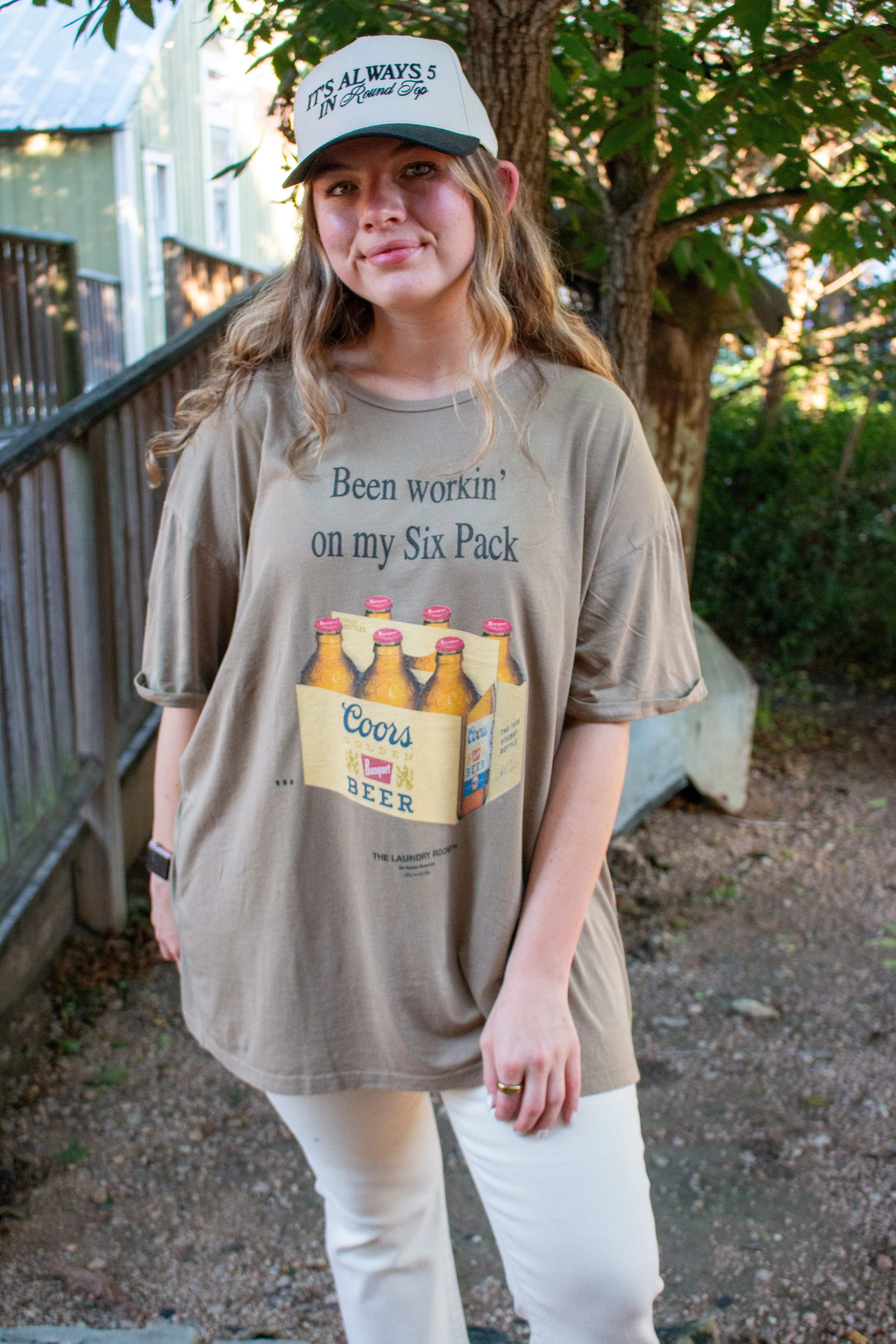 COORS WORKIN' ON MY SIX PACK TEE