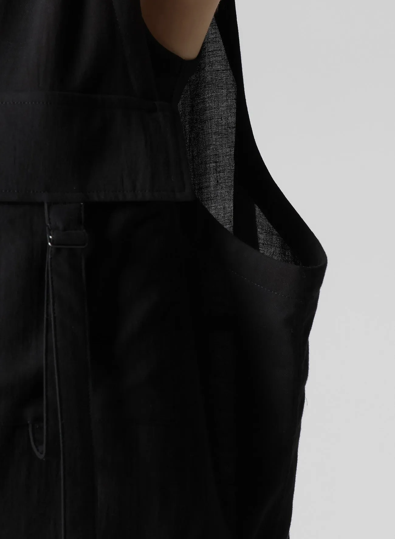COTTON BOYLE VIYELLA SLEEVELESS SHIRT DRESS