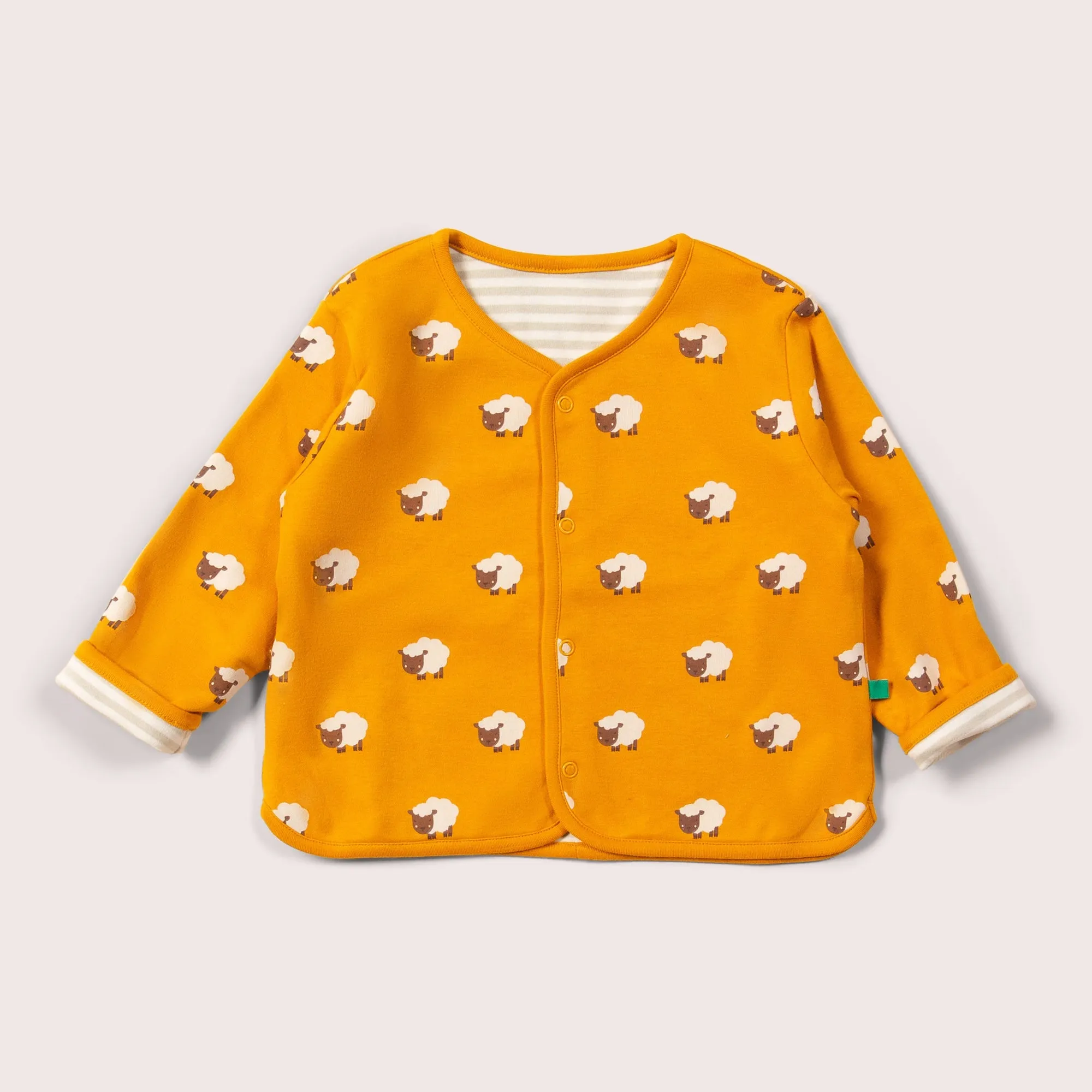 Counting Sheep Reversible Collarless Spring Jacket