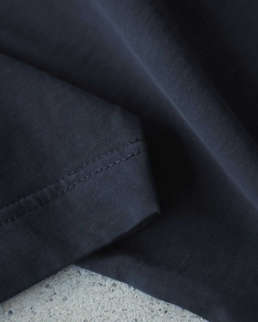 Cropped T-Shirt - Vintage Navy