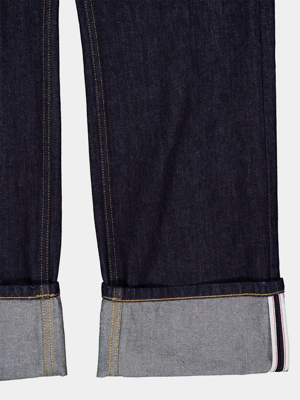 Cuffed Contrast Jeans