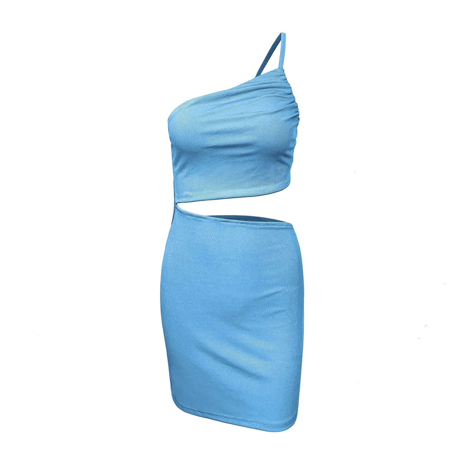 Cut Out One Shoulder Party Dress