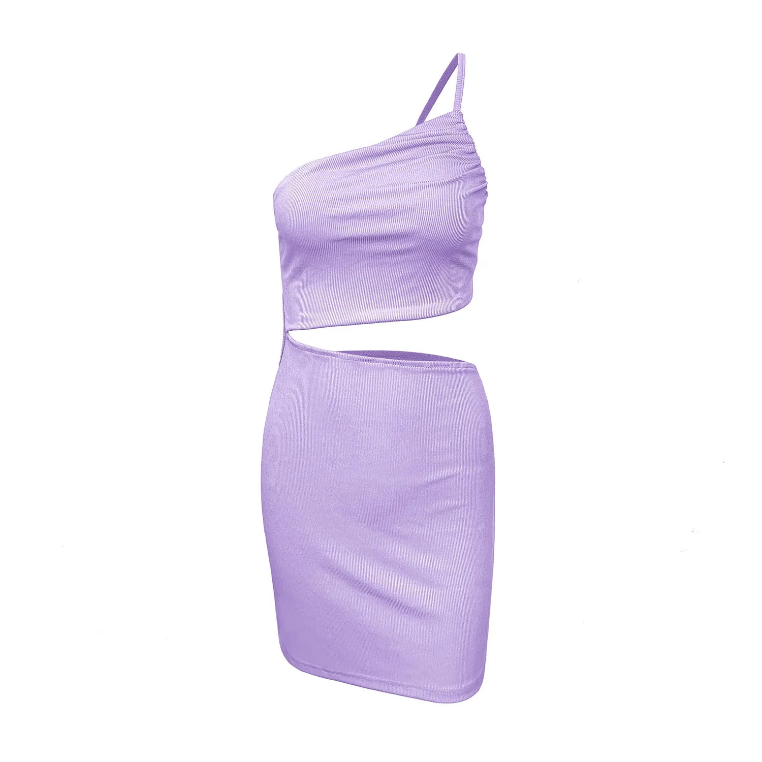Cut Out One Shoulder Party Dress