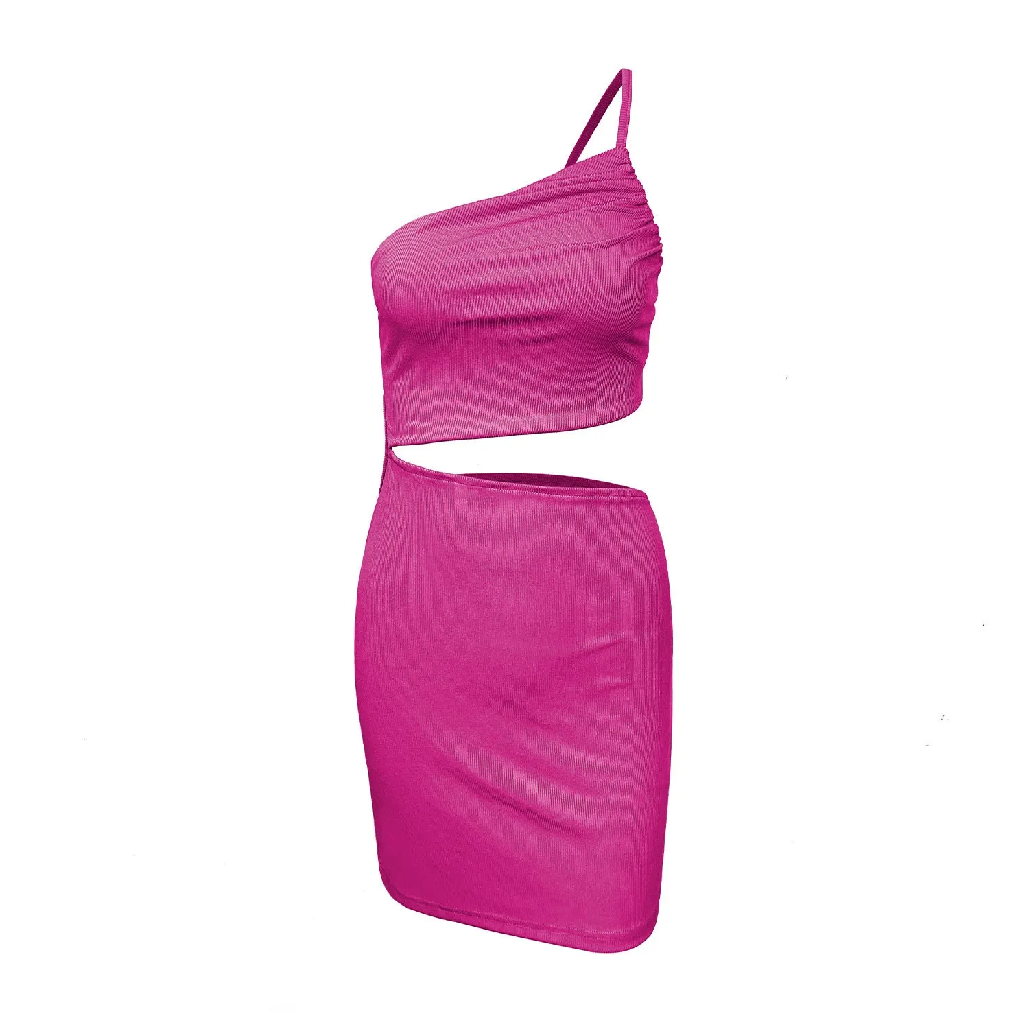 Cut Out One Shoulder Party Dress