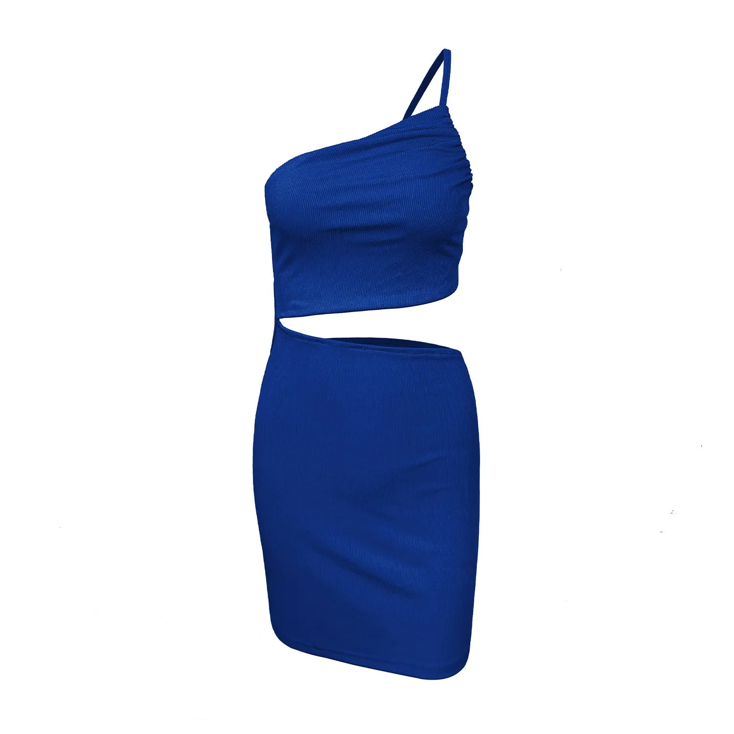 Cut Out One Shoulder Party Dress