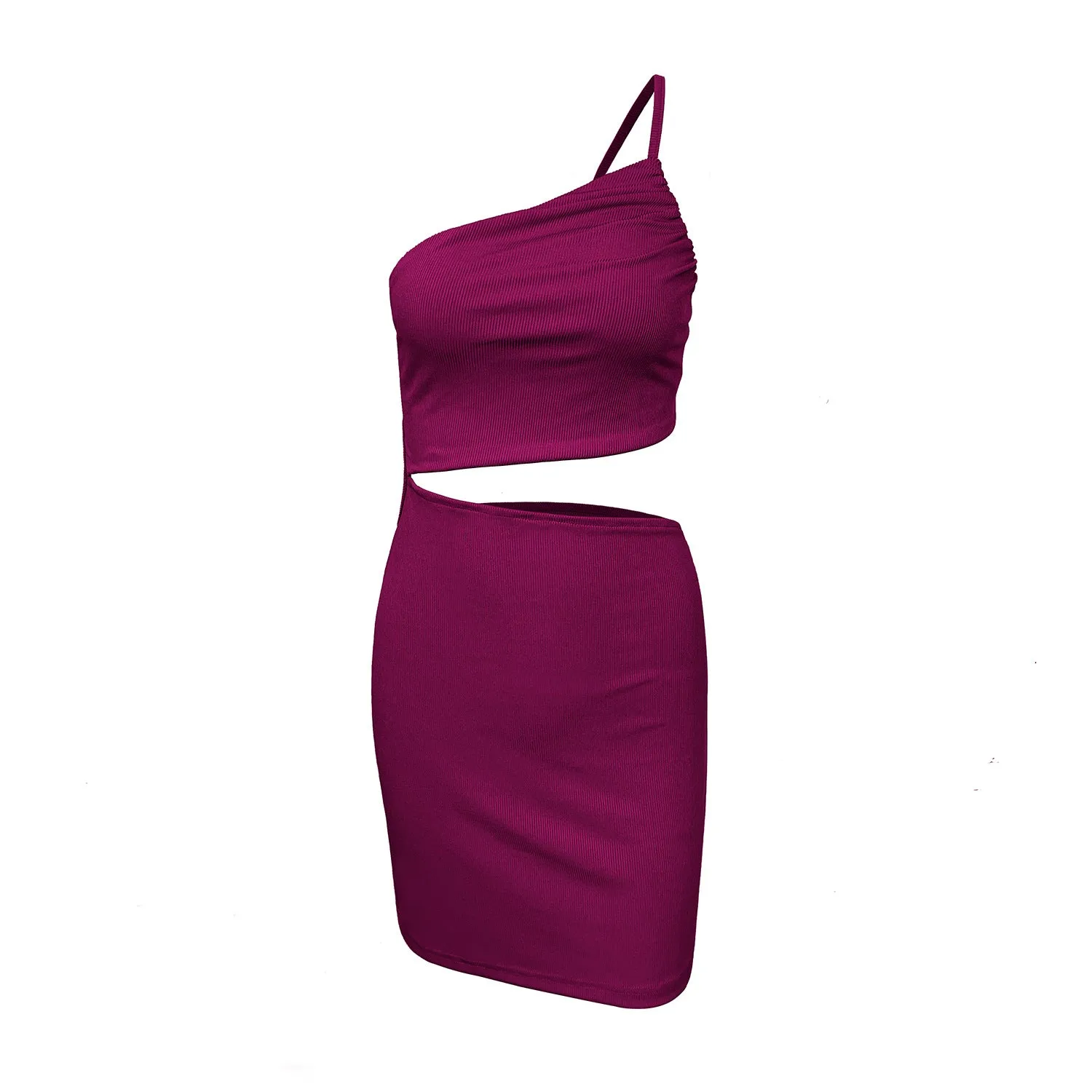 Cut Out One Shoulder Party Dress