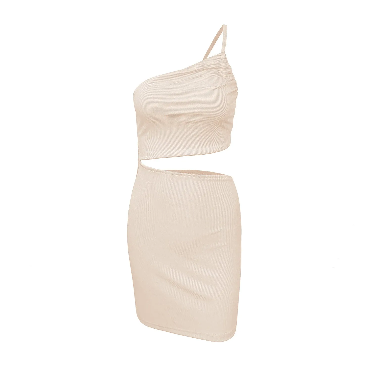 Cut Out One Shoulder Party Dress