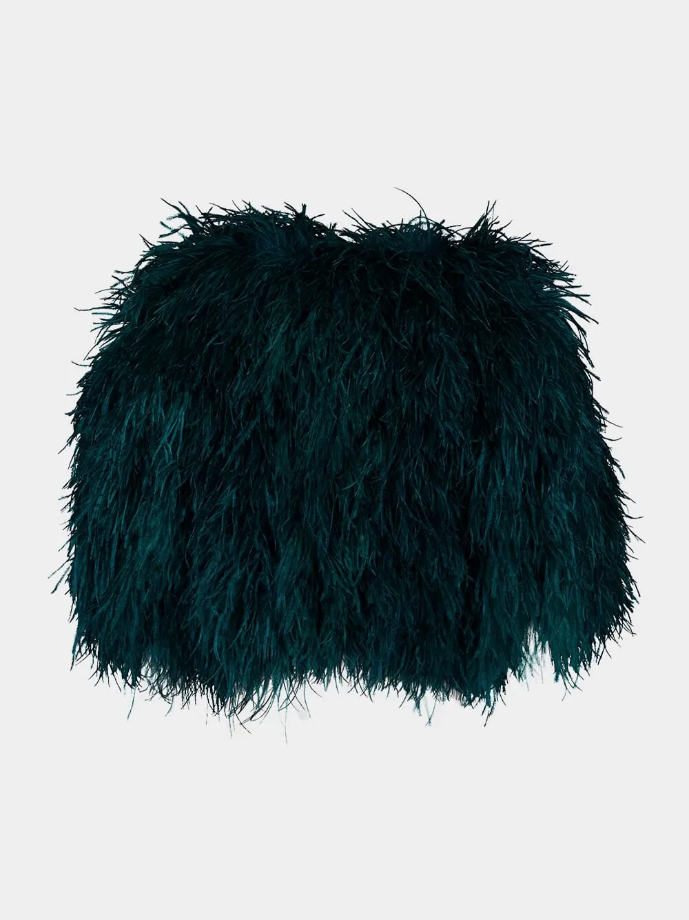 Dark Green Feather Jacket