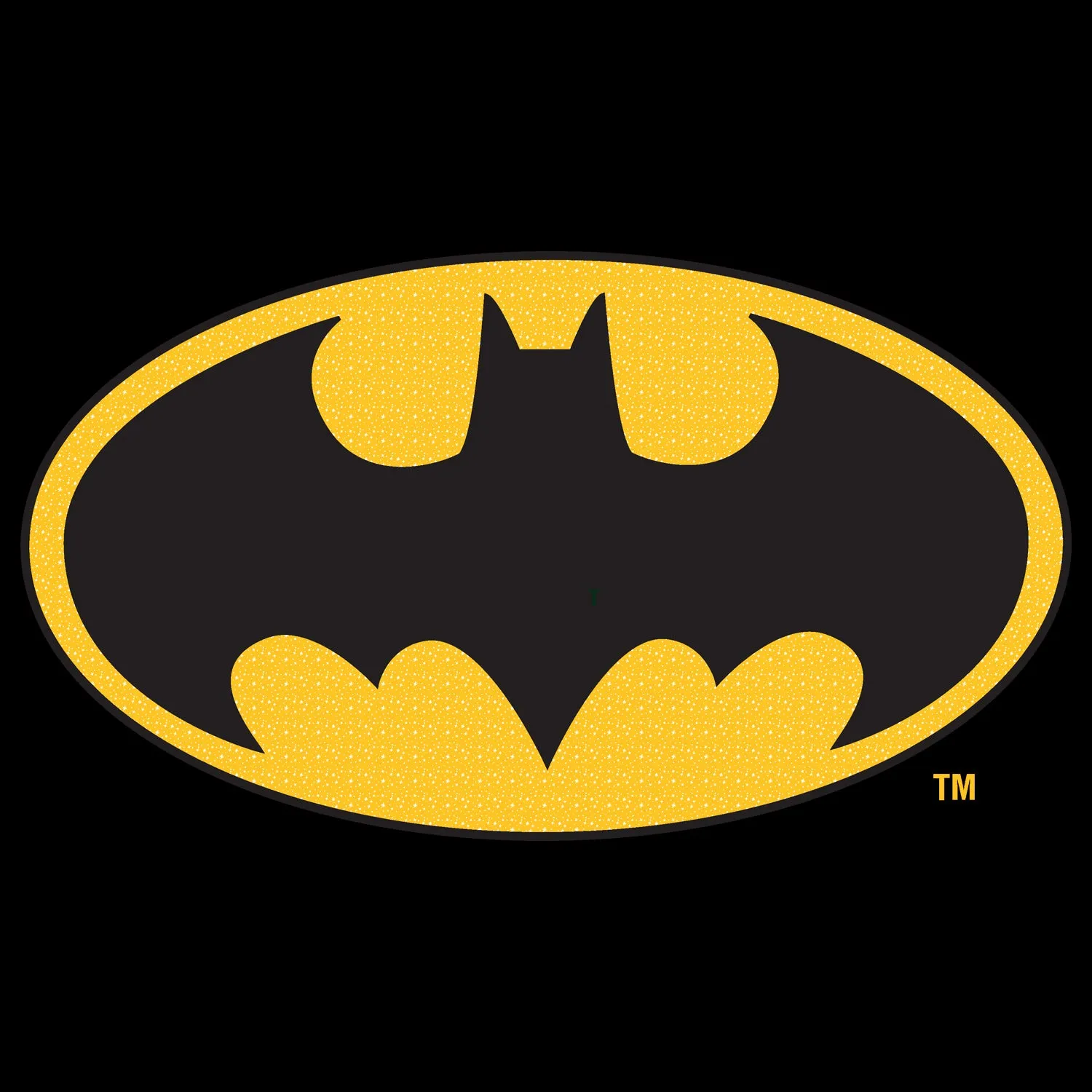 DC Comics Batman Logo Classic Official Men's T-Shirt (Black)