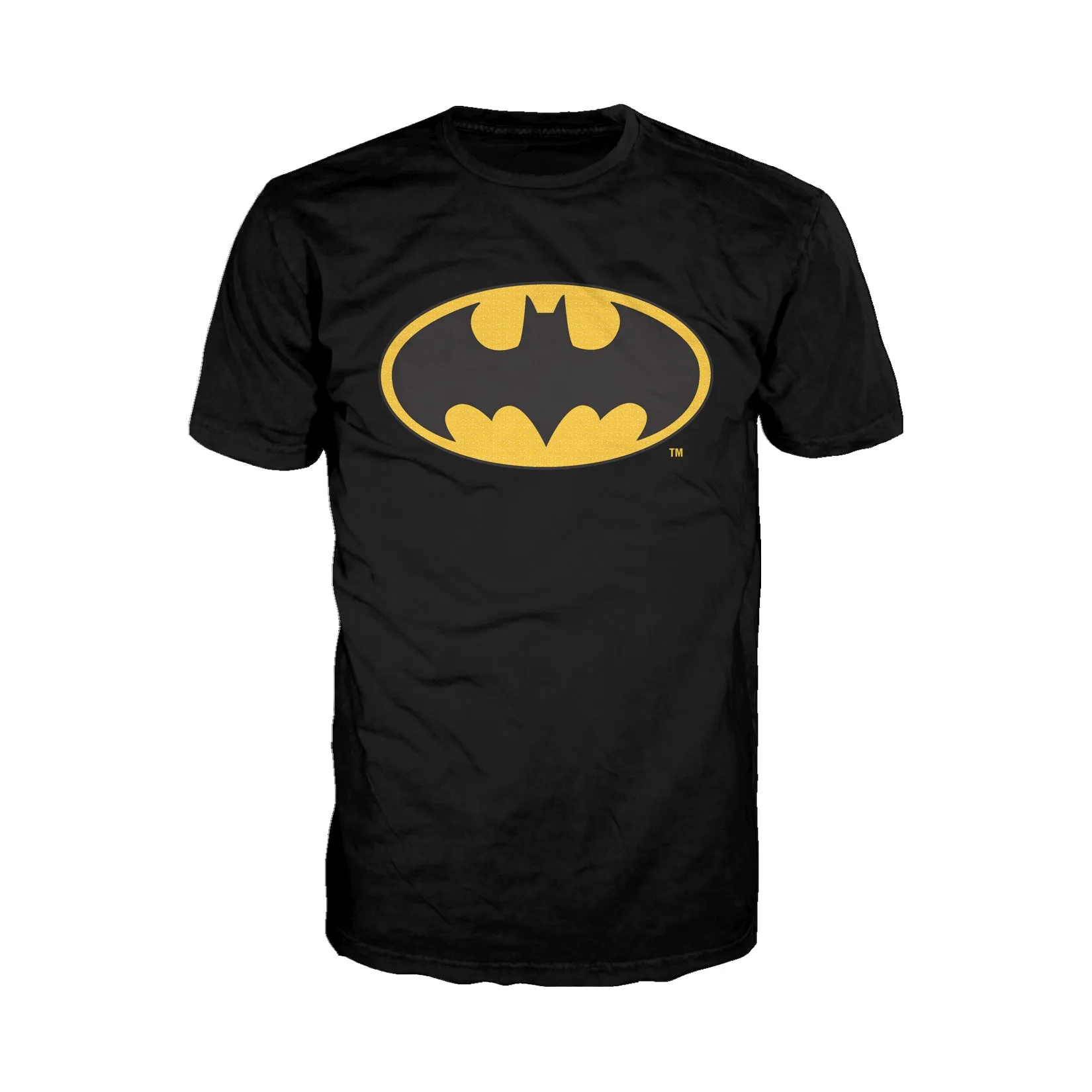 DC Comics Batman Logo Classic Official Men's T-Shirt (Black)