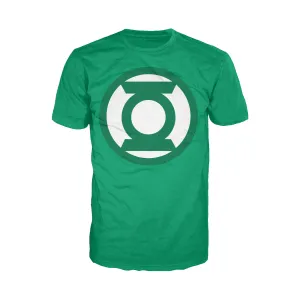 DC Comics Green Lantern Logo Official Men's T-shirt (Green)