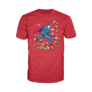 DC Comics Superman Character Classic Smash Official Men's T-shirt