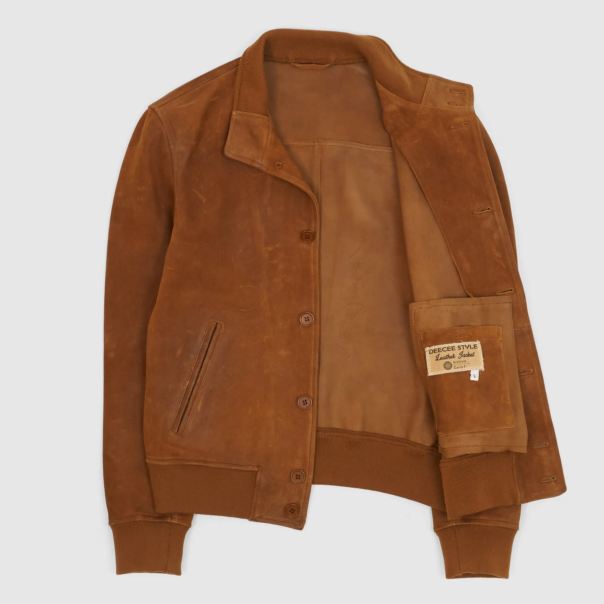 DeeCee style Harrington Leather Jacket