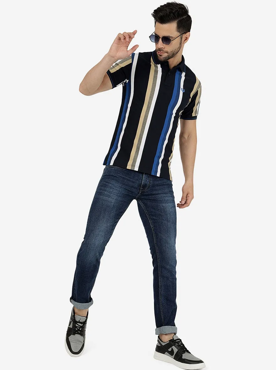 Denim Blue Washed Narrow Fit Jeans | Greenfibre