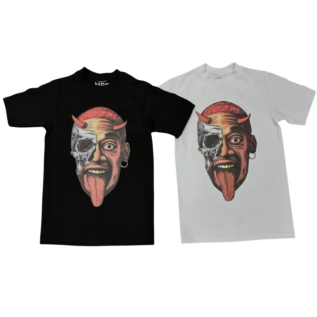 Dennis Rodman Devil White Oversized T-shirt