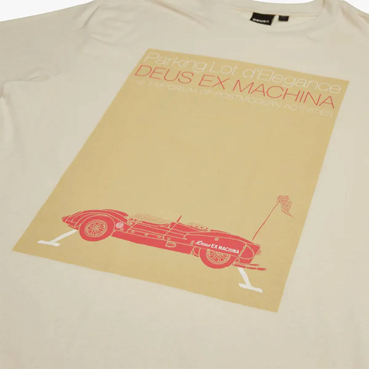 Deus Ex Machina Parking Lot T-Shirt Vintage White