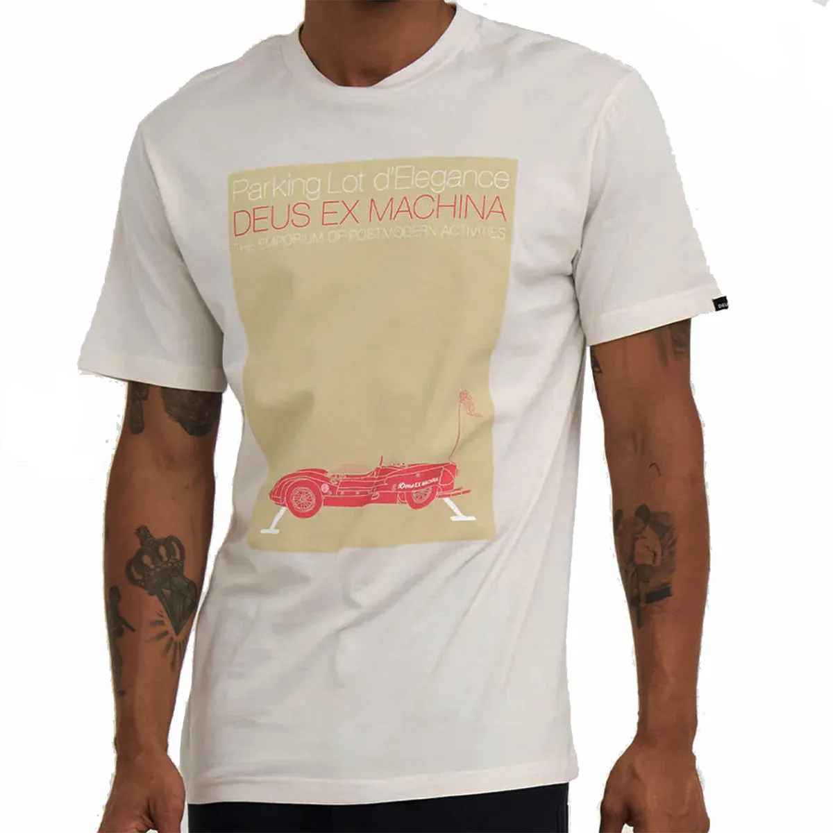Deus Ex Machina Parking Lot T-Shirt Vintage White