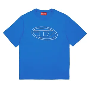 Diesel Blue Oval Logo T-Shirt