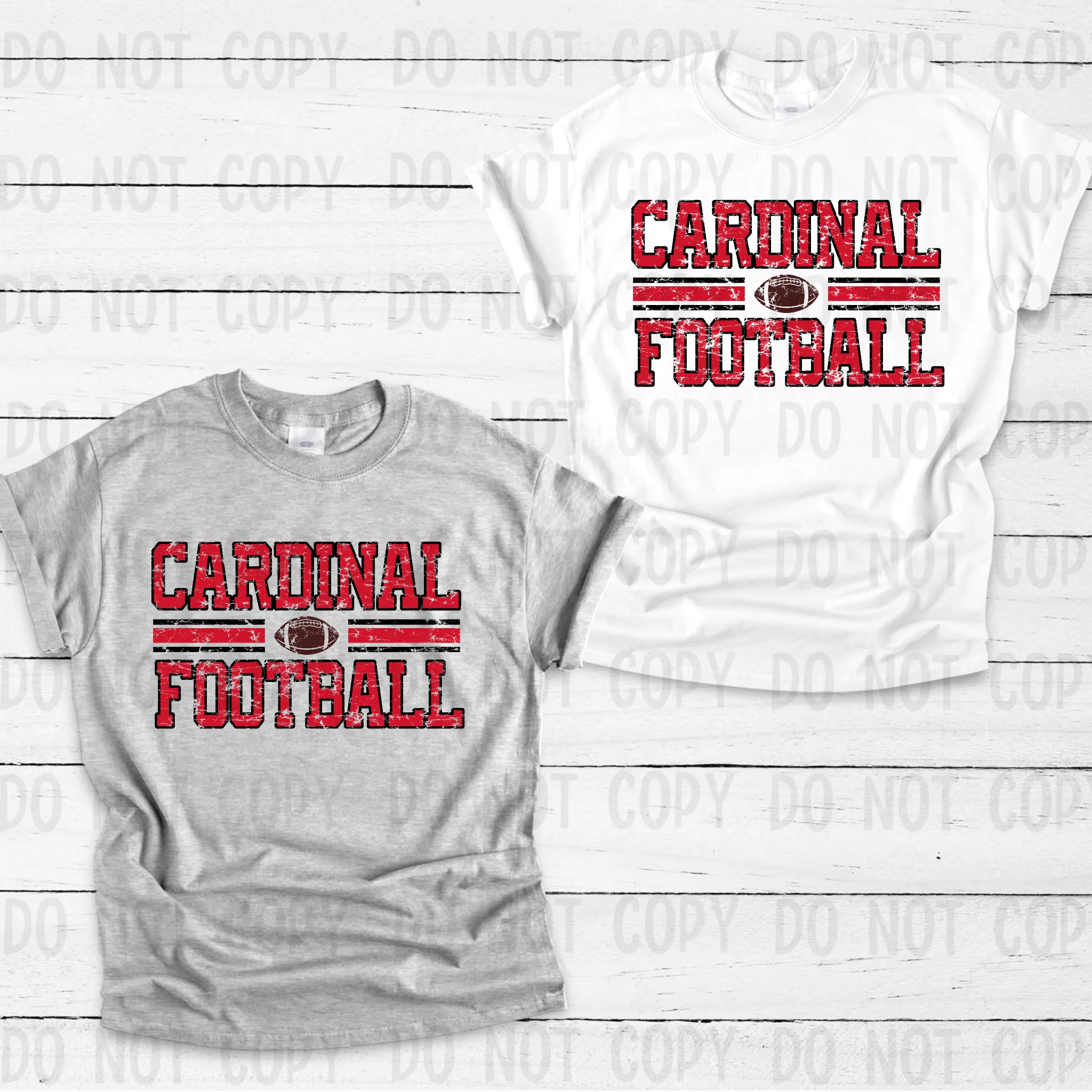 Distressed Cardinals football