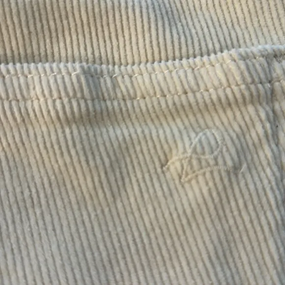 DL1961 Mara Straight High Rise Ankle Meringue Corduroy Jeans size 28