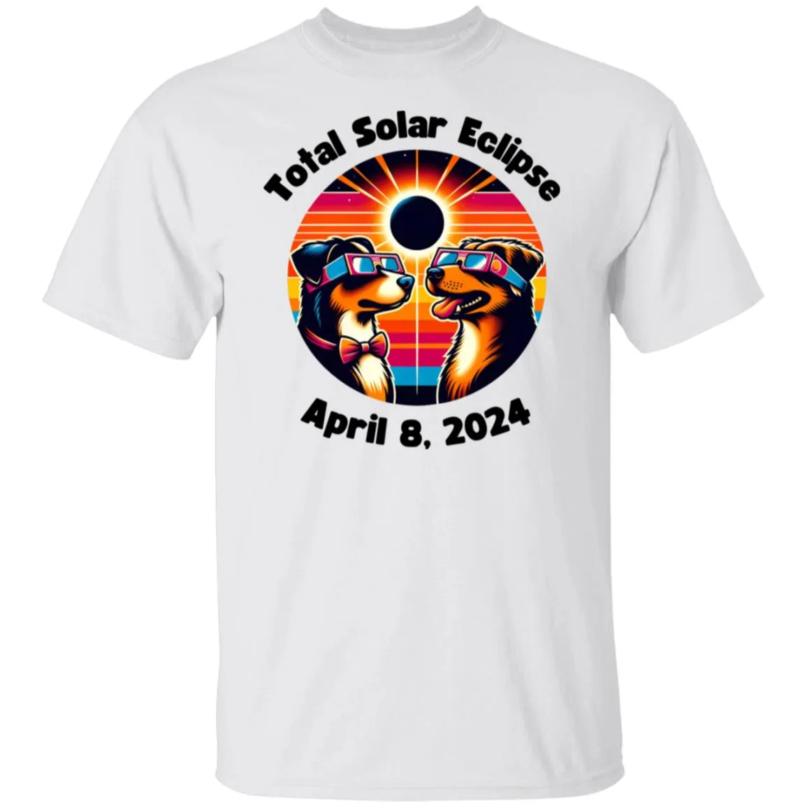 Dogs Solar Eclipse T-Shirt