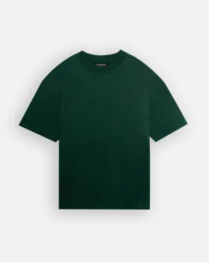 Drop Shoulder T-Shirt - Forest Green