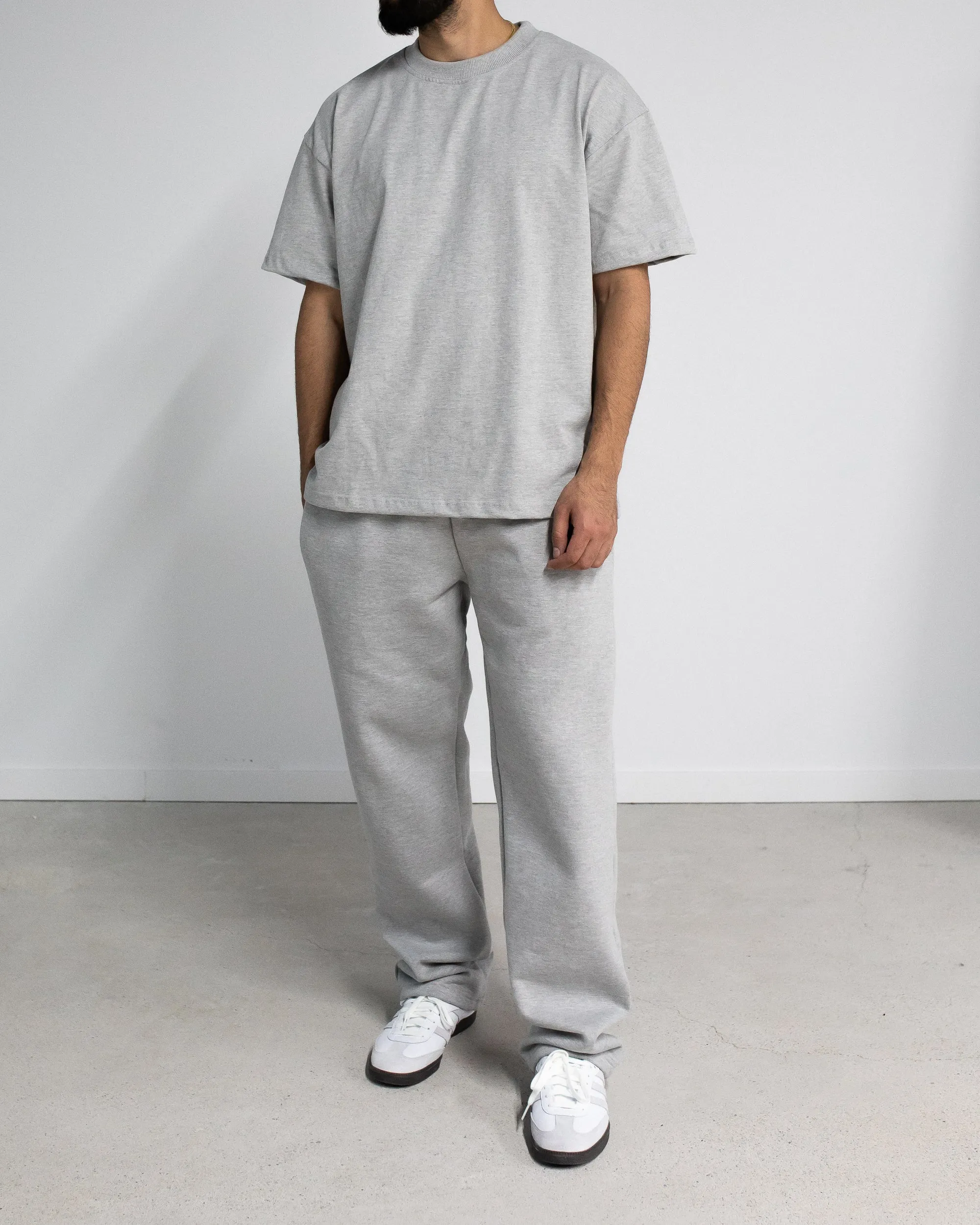 Drop Shoulder T-Shirt - Grey