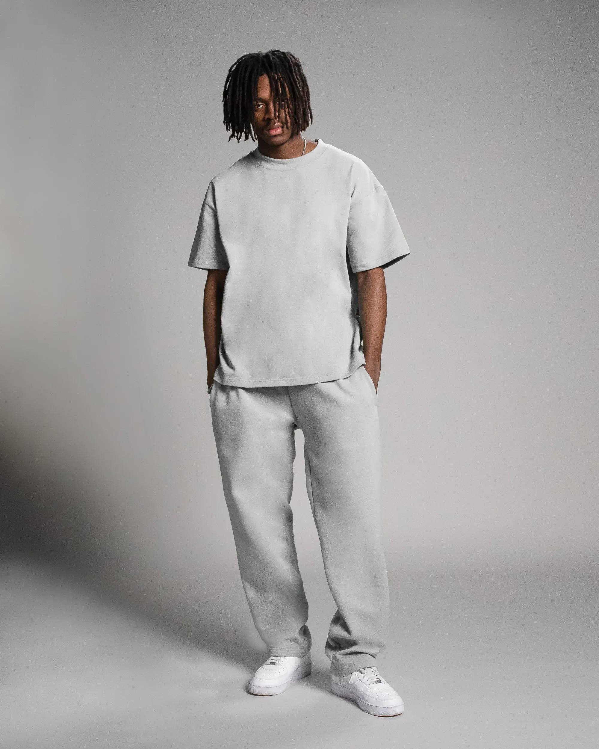 Drop Shoulder T-Shirt - Stone