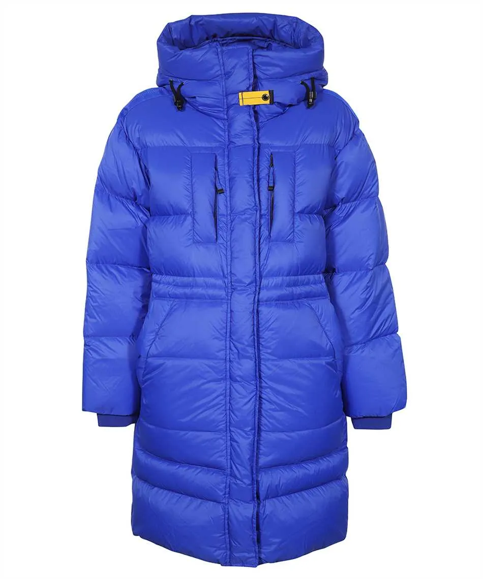 Eira long hooded down jacket