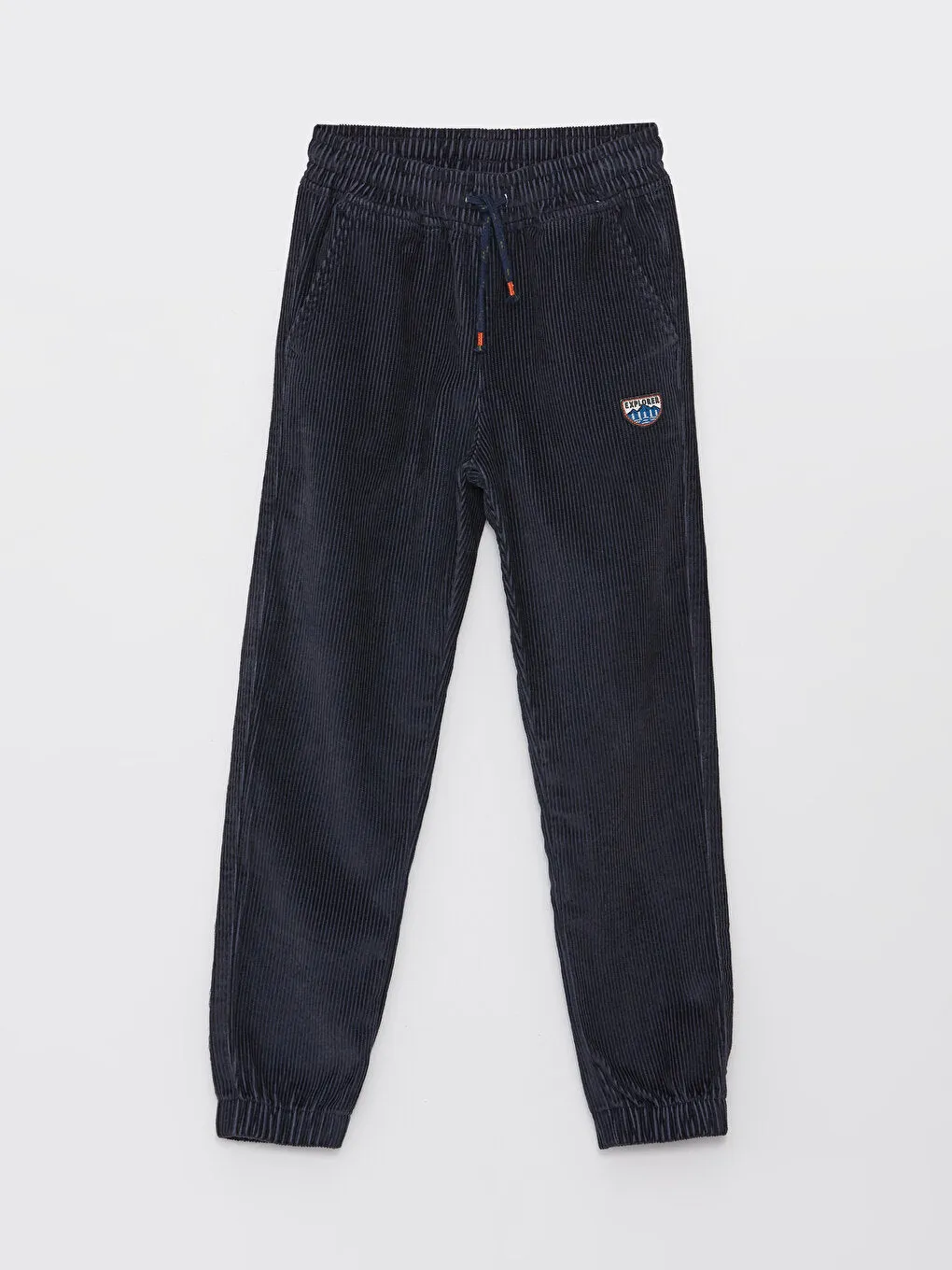 Elastic Waist Velvet Boys Jogger Pants