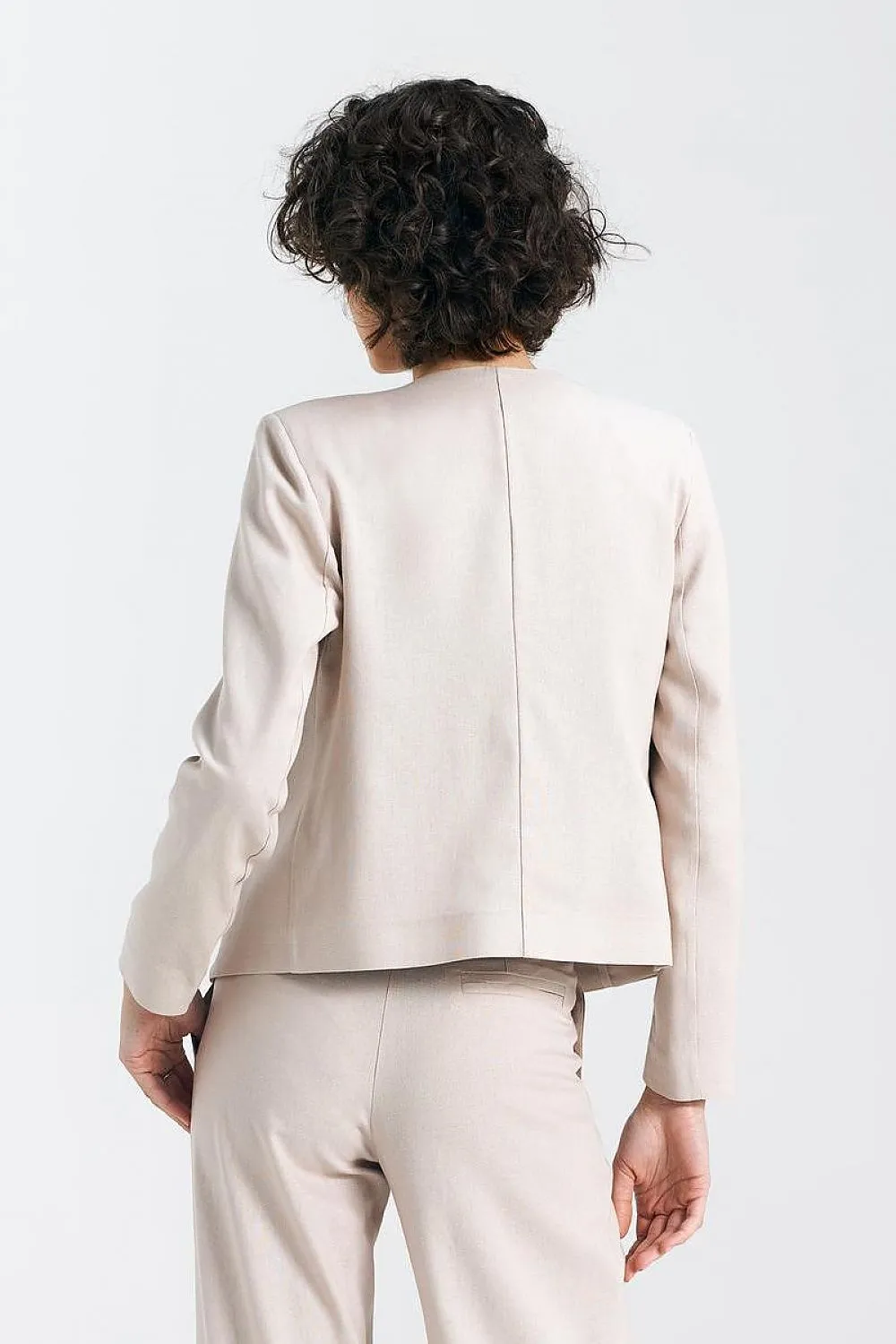 Elegant Boxy Blazer Jacket