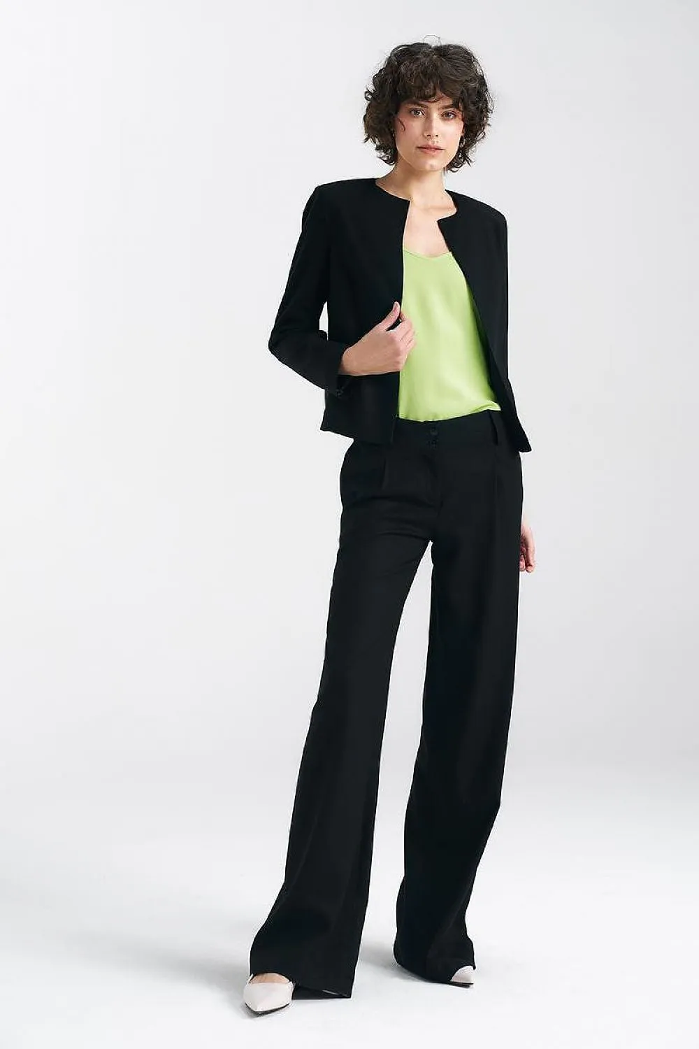 Elegant Boxy Blazer Jacket