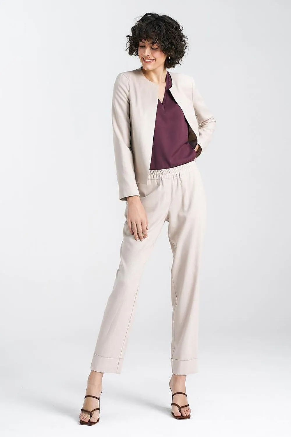 Elegant Boxy Blazer Jacket