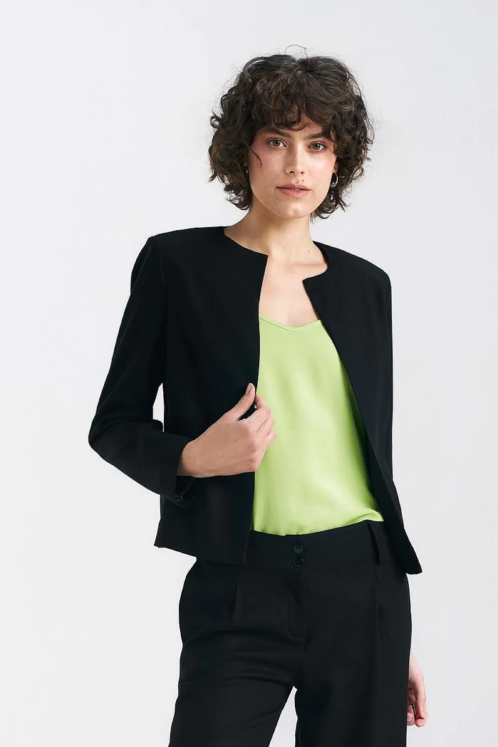 Elegant Boxy Blazer Jacket